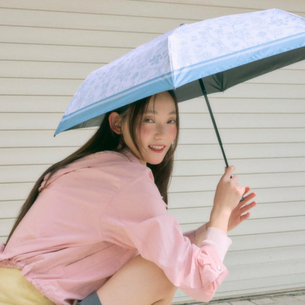 Daks Flower Green 3 Fold Umbrella Bag Type Umbrella Cover Dbum6e713 Single option