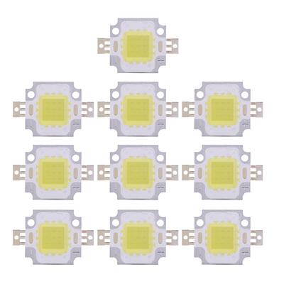 10Pcs 10W LED SMD Chip COB DC 9?10V For Lamp Flood Light Beads Bulb High Power Cool White