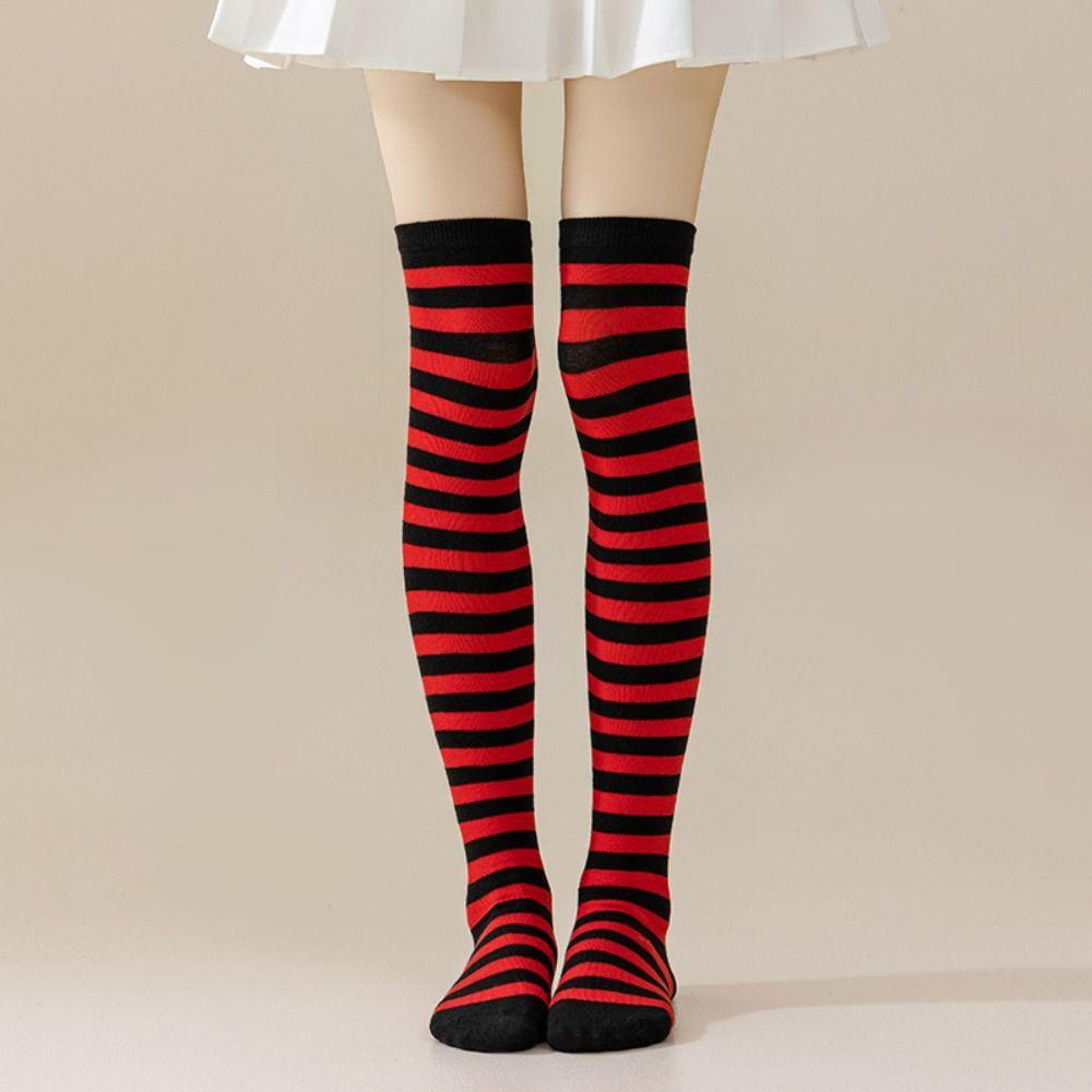 Japanese Style Over Knee Socks Absorb Sweat Knee Thigh High Socks  Festival Supplies