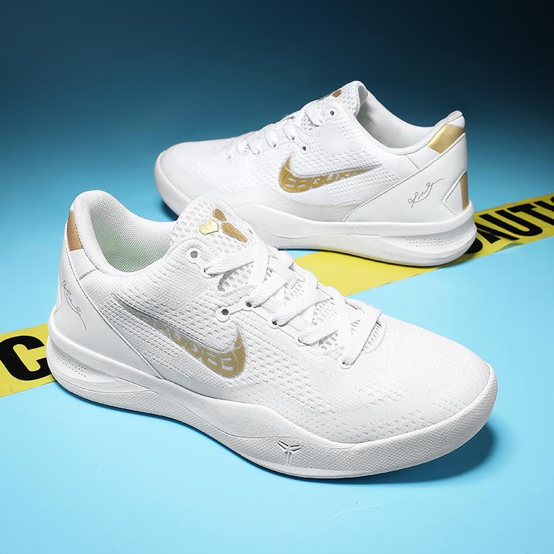 

Basketball shoes, boots, practical cushioning sports shoes for men in all seasons, professional wear-resistant, anti slip, multi 36 білий