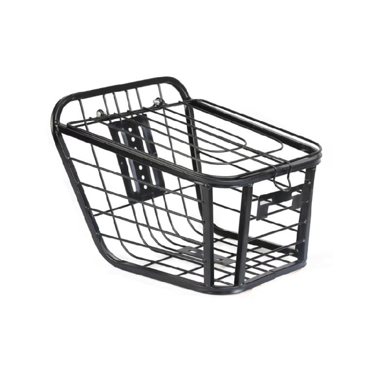 Family Friendly Cycling Basket Robust Metal Bicycles Storage Basket Bike Rear Basket Large Capacity Storage Solution