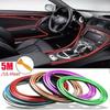 5M Car Decorative strip Car Interior Dashboard Door Edgein Trim Car Accessories For VW Volkswagen Golf 4 7 Polo Passat Tiguan
