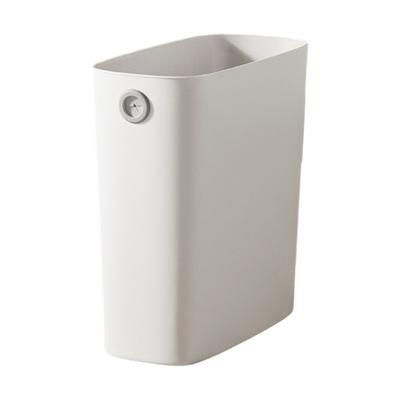 Haushalts-Mülleimer ohne Pressring, Badezimmer-Kunststoff, modern, großes Fassungsvermögen, Wohnzimmer, Küche, Deckel, Abfall, Müll, Müll