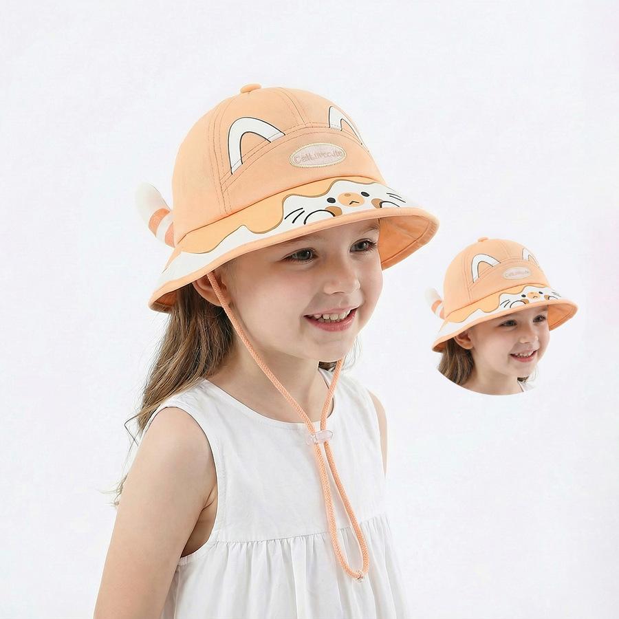 

Baby hat - Spring/Autumn Boys Girls Spring Style Beanie Cap Cute Animal Sun Hat Children s Baseball Cap Trendy 1-6Y світло-жовтого кольору