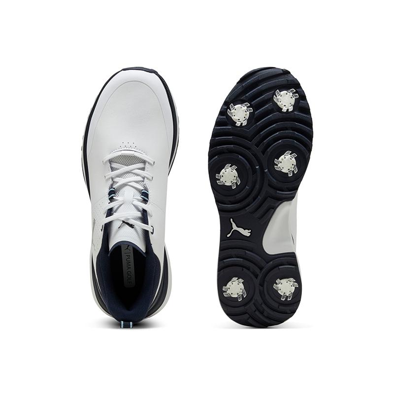 Puma Fusion Grip ST White Silver Deep Navy Men Sneakers 312994-02
