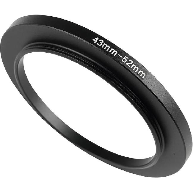 72-77mm Metal Step-Up/Down Ring Adapter Compatible with Mirrorless Cameras DSLR Lens, UV CPL ND Filter Thread Converter, Black