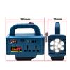 150W Portable Power Inverter DC to AC Converter for Makita 18V Battery Mobile Device Charging