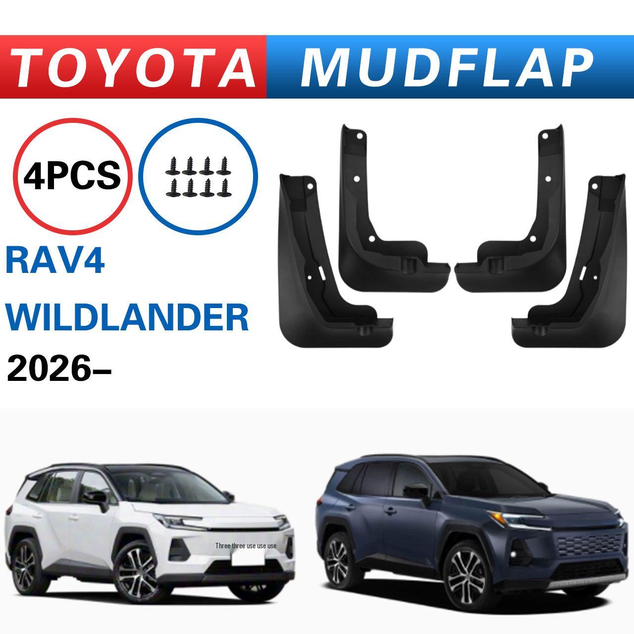 2026 Mud Flaps for Toyota RAV4/Wildlander - Automotive Accessories