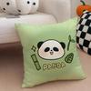 Lovely Cute Chinese Animal Art Panda Cushion Cover Throw Pillow Cover Hidden Button Durable Polyester Chair Cushion