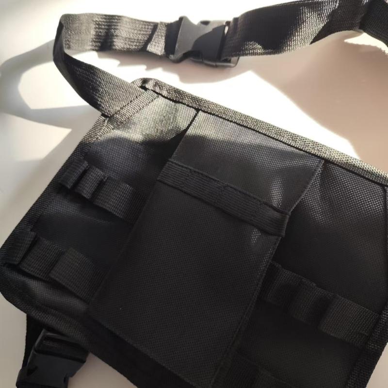 Multi Pocket Detachable Work Belt With Thigh Mount For Carpenters And Craftsmen Waterproof Tool Organizer