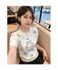 2026 Spring/Summer New Lazy Short Sleeve Knitted Shirt Women's Versatile Daily Casual Top