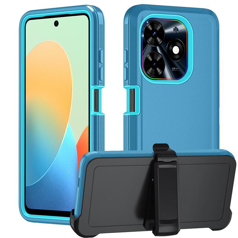 Tecno Spark 20 Pro Shockproof & Drop-Proof Case with Back Clip