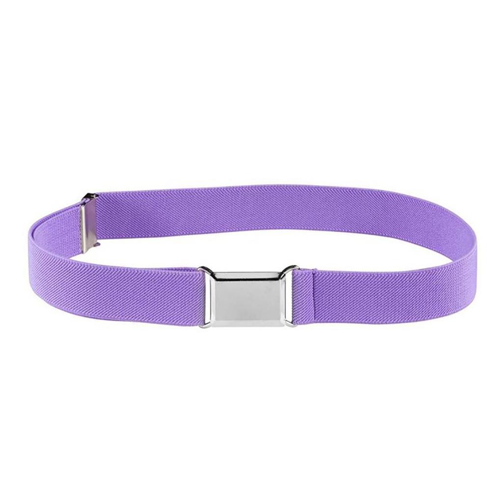 Dětský pásek pro batolata Elastický nastavitelný Pružný Unisex pásek Čtvercová přezka