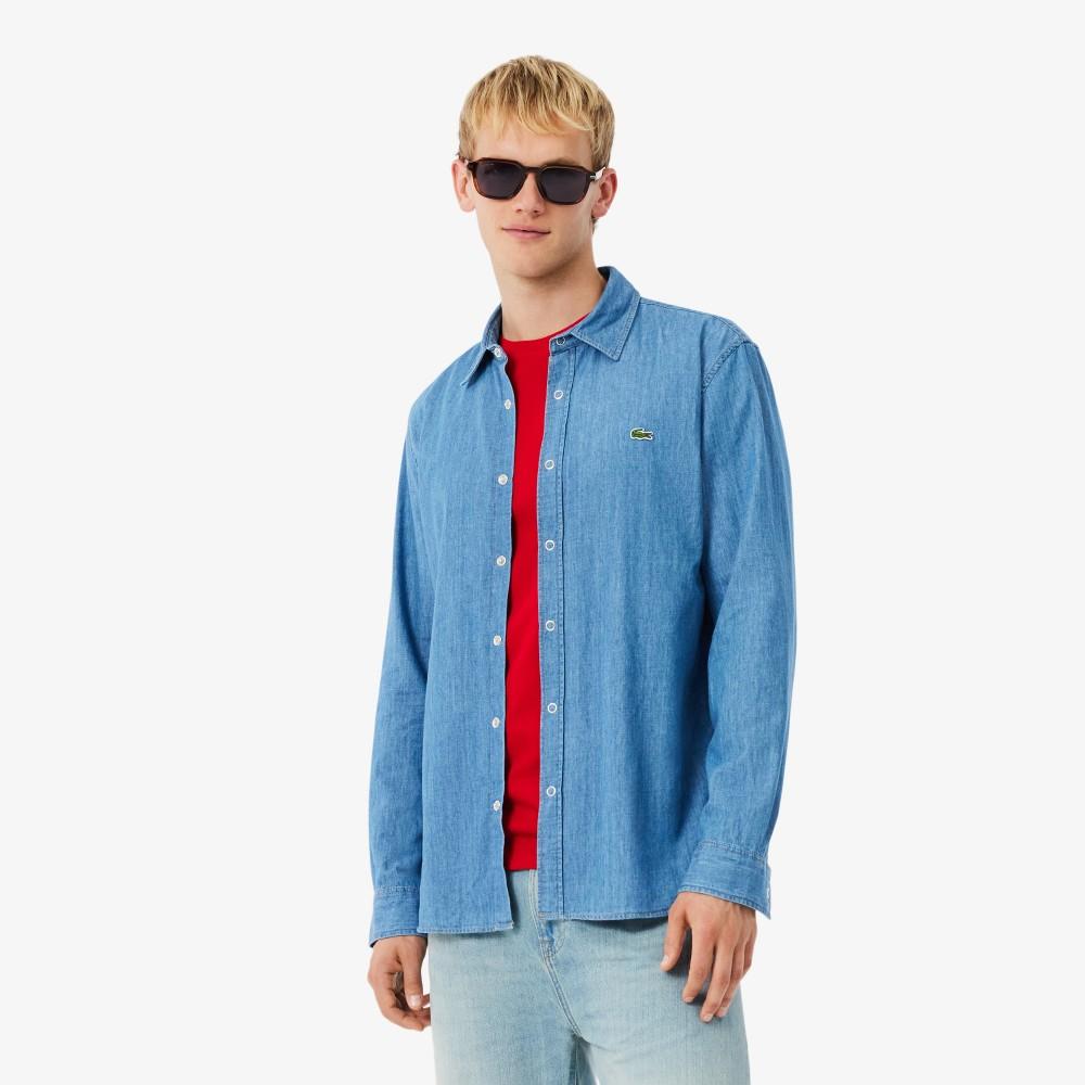 [Lacoste] Мужская джинсовая рубашка CH2591-56GMKU 40