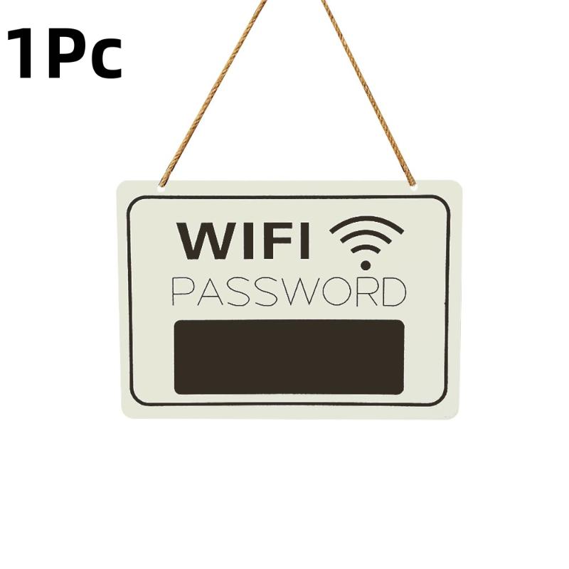 

1/5Pcs Vintage Wooden Wifi Password Sign Wall Mounted Home Decor No Electricity Needed Indoor/Outdoor Use Minimalist And Durable 1Pc