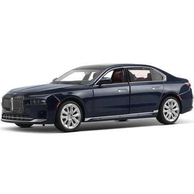 Měřítko 1/24 BMW I7 G70 M70L Luxusní sedan Slitinové miniauto Kovový model auta v měřítku Diecast Zvuková a světelná kolekce Dětské autíčko Vozidlo