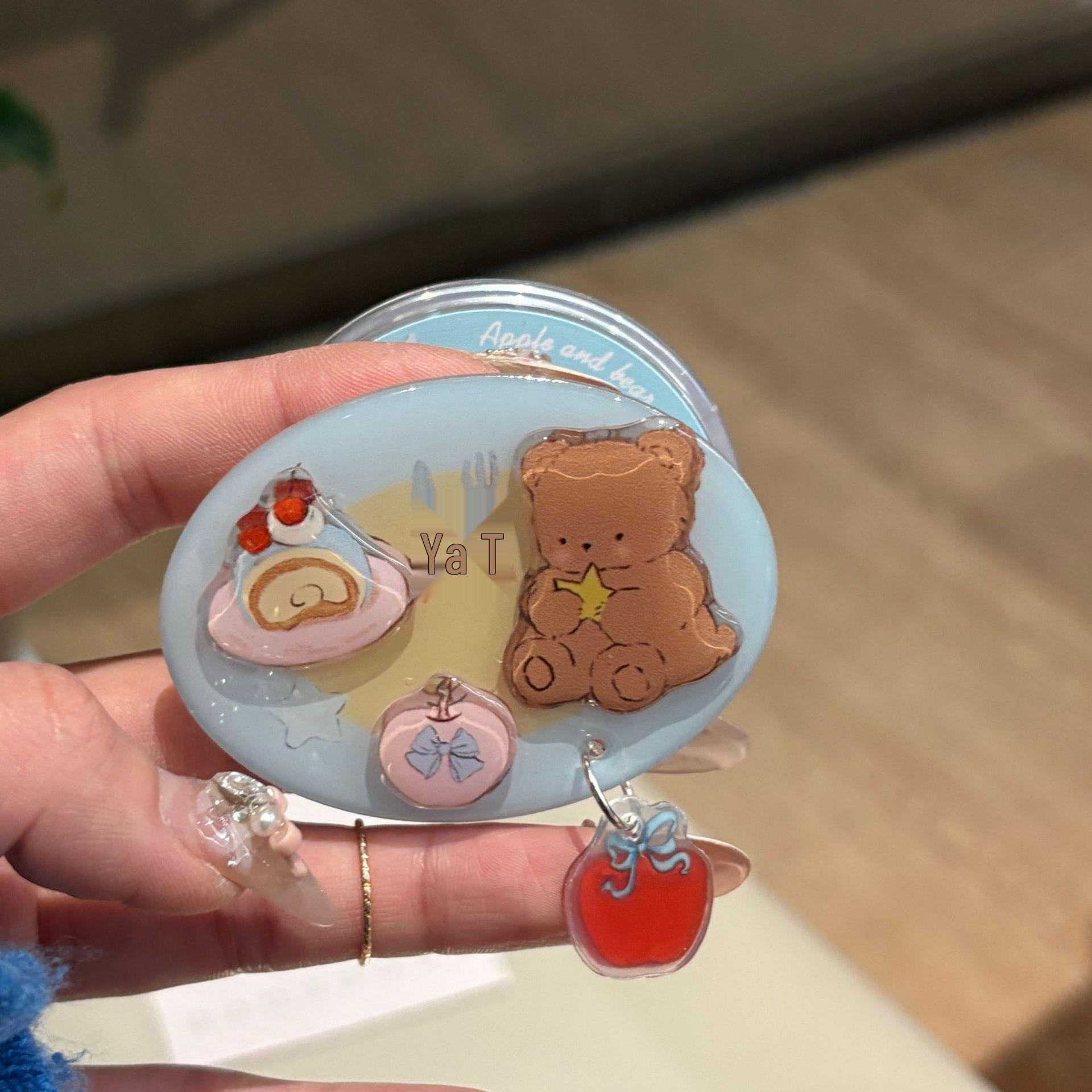 3D Kitty Bear Pendant Phone Holder Compatible with MagSafe