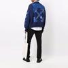 OFF WHITE Dinosaur Series Sweatshirts Men's Blue Crew Neck Moderate Regular OMBA054F21FLE0074545
