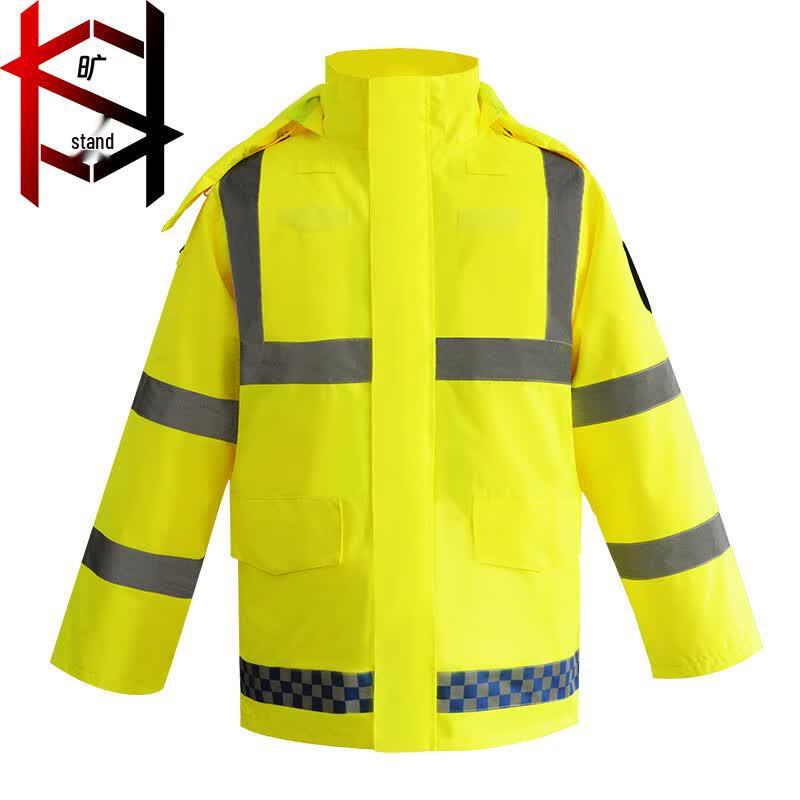 High-Visibility Padded Winter Outdoor Duty Jacket