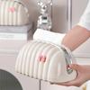 Household Spring Napkin Box with Shell Shape Smooth Extraction Modern Style Tissue Holder Suitable for Living Room Decoration