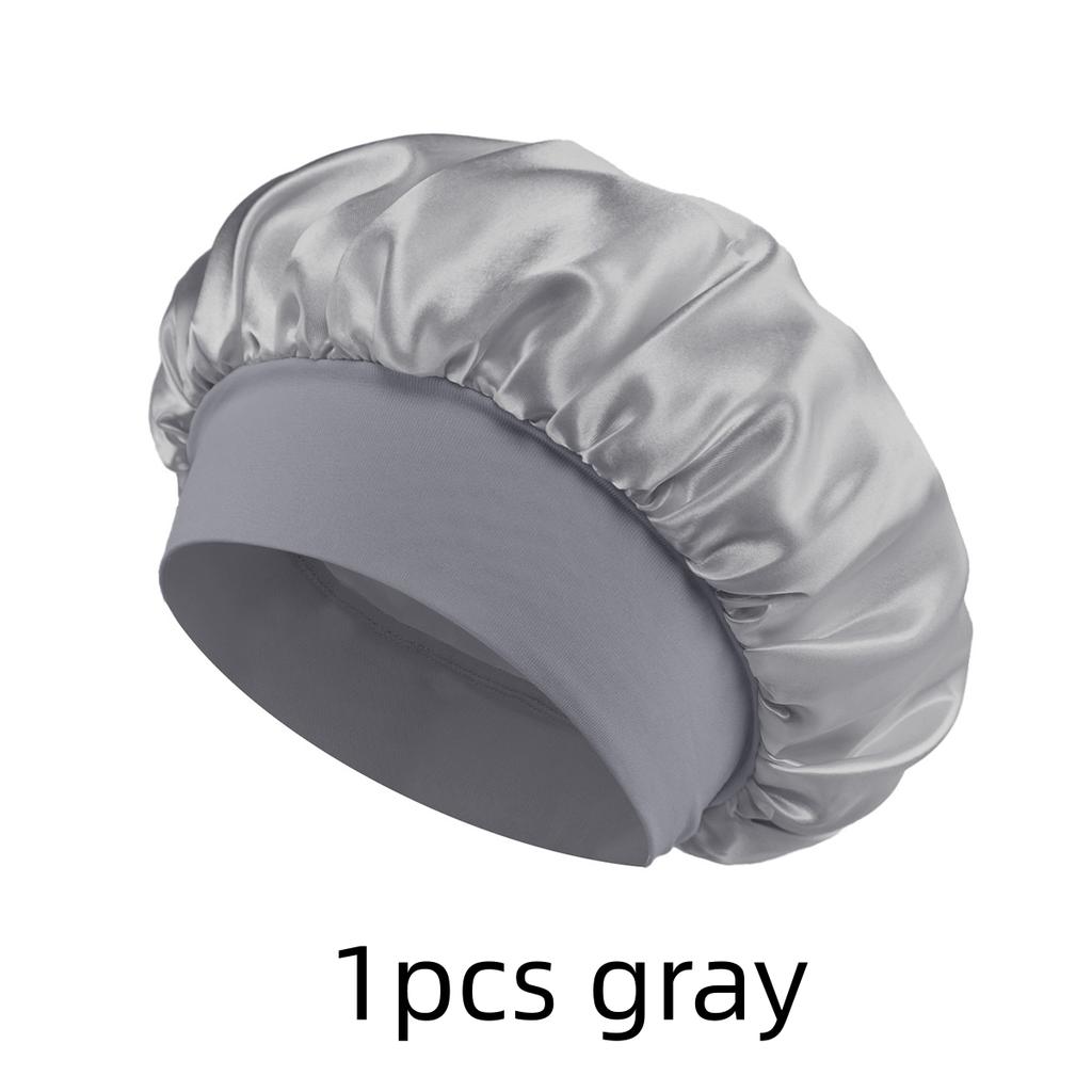 1/3/5/10pcs mix Satin Bonnet Silk Hair Bonnet for Sleeping Sleep Bonnets for Women Large Wide Soft Band Sleep Cap for Curly Hair
