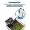 3-Stage Filtration Aquarium Filter Adjustable Flow Fish Filters for Aquariums Fish Tank Filters