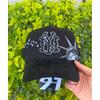 Adjustable Unisex Baseball Cap With Embroidered Design Cotton Hat Outdoor Casual Hip Hop Wear