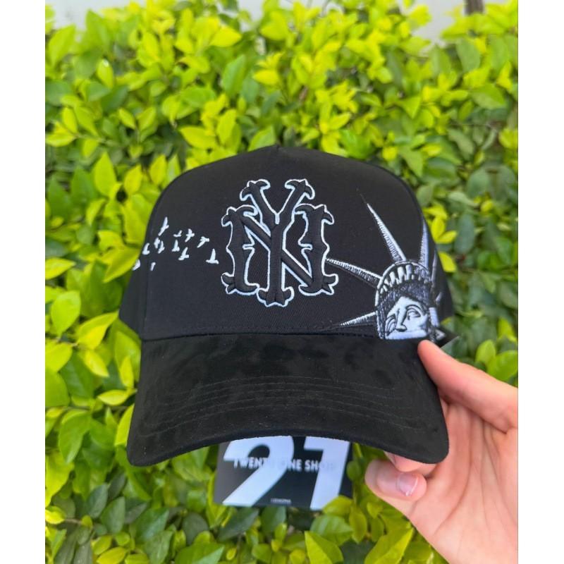 Adjustable Unisex Baseball Cap With Embroidered Design Cotton Hat Outdoor Casual Hip Hop Wear