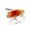 4cm/5.5g Cicada Fly Fishing Lures Artificial Fishing Bass Bait 3D Holographic Eyes Fishing Hard Lures Cicada Bait For Fishing
