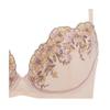 AMOSTYLE Charming Glamor Dear M019 Size E65 Bra, Floral, (Pink),