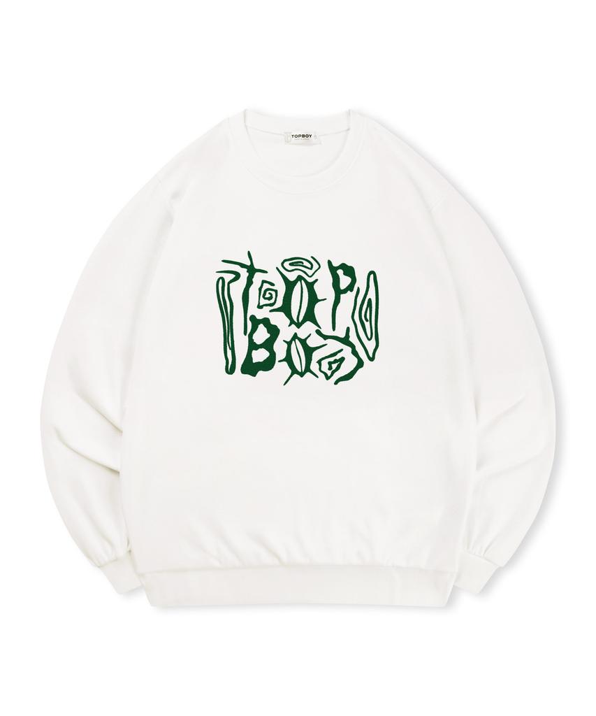 TOPBOY [Non-Fleece Or Fleece-Lined] Strange Worlds Printed Sweatshirt (Type C)