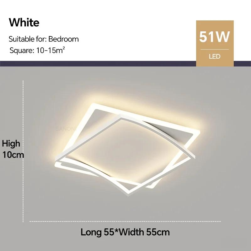 Modern LED Ceiling Lamp For Bedroom Living Dining Room Study Kitchen Ceiling Chandelier Indoor Home Decor Light Fixture Luster