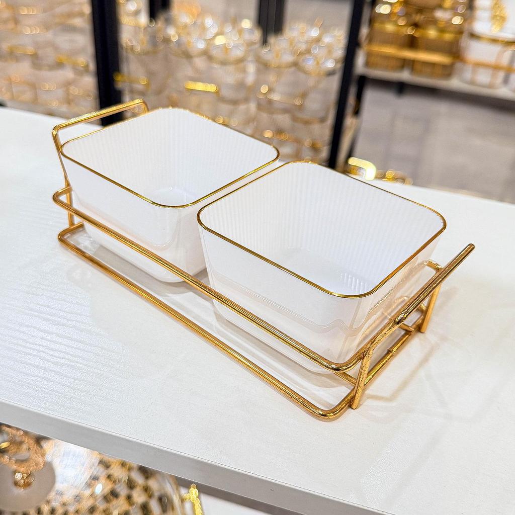 Creative Fruit and Snack Storage Platter with Nut Compartments for Home, Bar, and Living Room