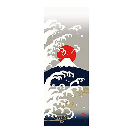 Hamamonyo Tenugui Towel: Sunrise Fuji