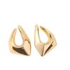 Exaggerated Geometric Metal Line Earrings: Unique Minimalist Studs for Women