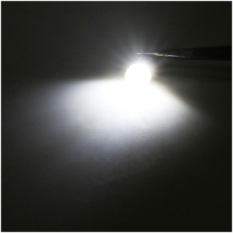 10pcs White 3030 LED Car Clearance Dome Map Light Wedge Lamp Bulb BA9S T11 T4W 12V