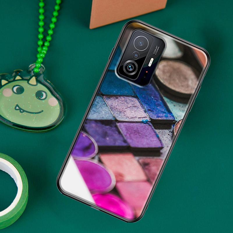 Makeup Eyeshadow Palette Case For POCO F5 X5 X3 Pro X4 F4 GT F3 M5s C40 Cover For Xiaomi 13 12 Lite 11T 12T Pro 12X