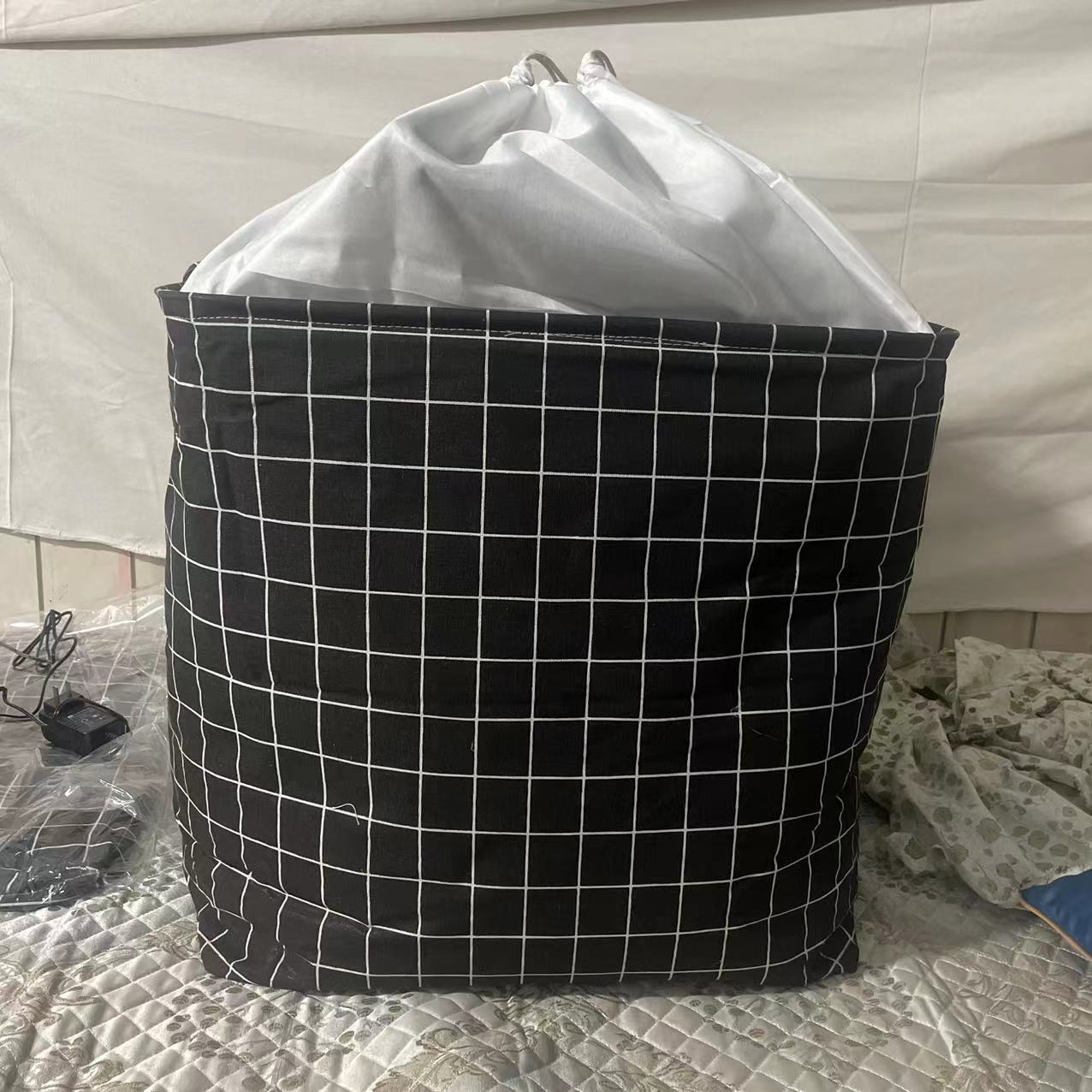 

Складная тканевая корзина для хранения Cube, органайзер для одежды, ящики для хранения одежды, органайзеры для полок для дома и офиса для детей, органайзер для игрушек 100L