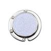 Creative Marble Pattern Folding Handbag Hook with Metal Design