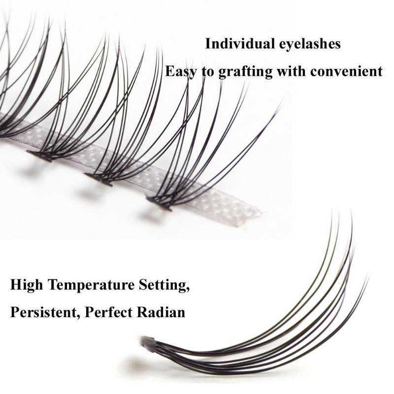 1 Box 10D 60Pcs  Scarecrow False Eyelash Extension Set  3D DIY False Eyelashe Fake Lashes