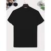 T-shirt da uomo a maniche corte taglia europea per l'estate, camicie stampate eleganti e alla moda per giovani uomini, top versatili con scollo rotondo per primavera estate