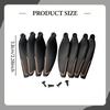 8 Pieces Drone Propellers with Release Portable Lightweight Spare Parts 2.28inch for E88Max S1S M8