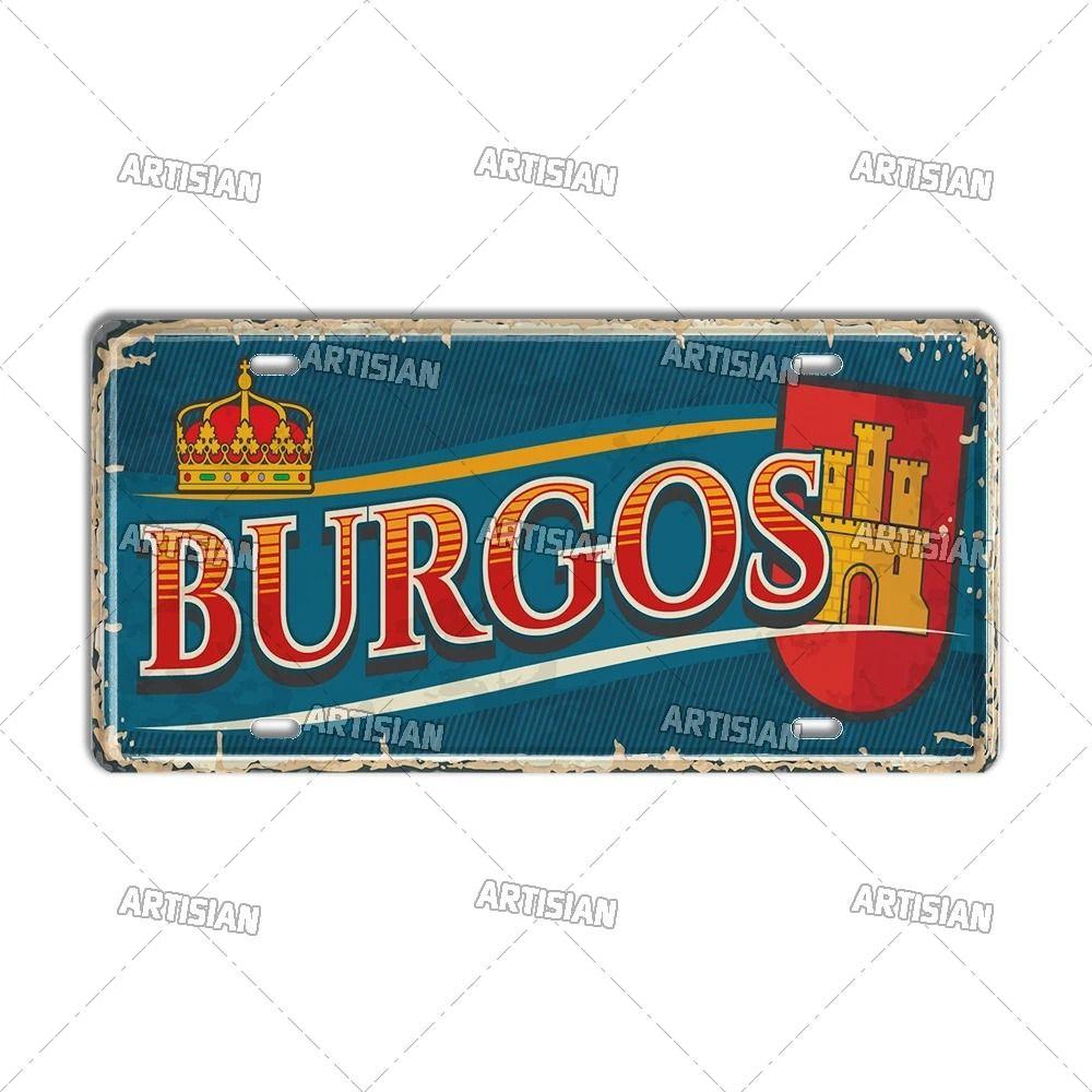 Garage Bar Metal Wall Sign, Auto Interior Decor Plaque 20x30cm