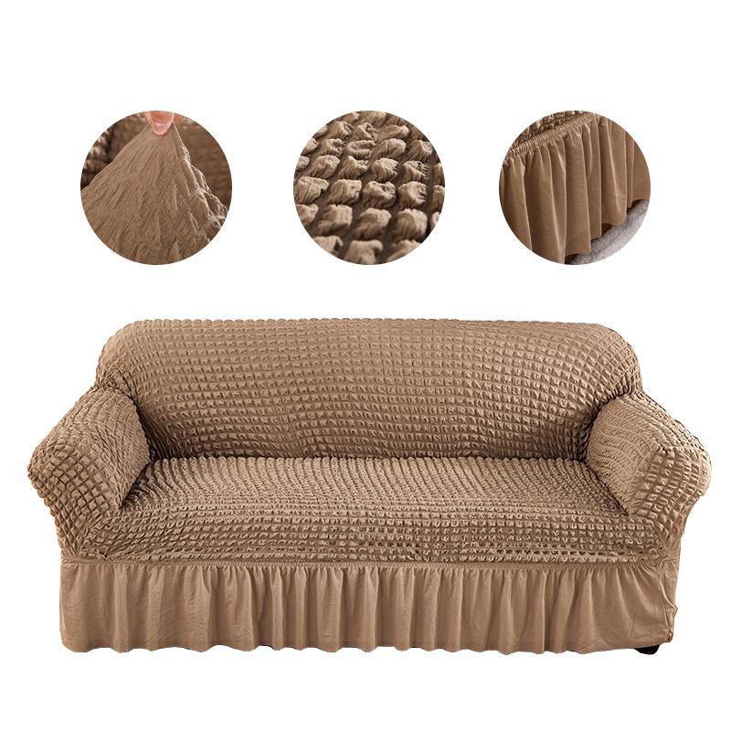 

Высококачественный чехол для дивана из жатого хлопка для гостиной, юбка дивана с защитой от пыли, уникальный мягкий чехол для дивана, чехол для дивана 1-seater(90-140cm)