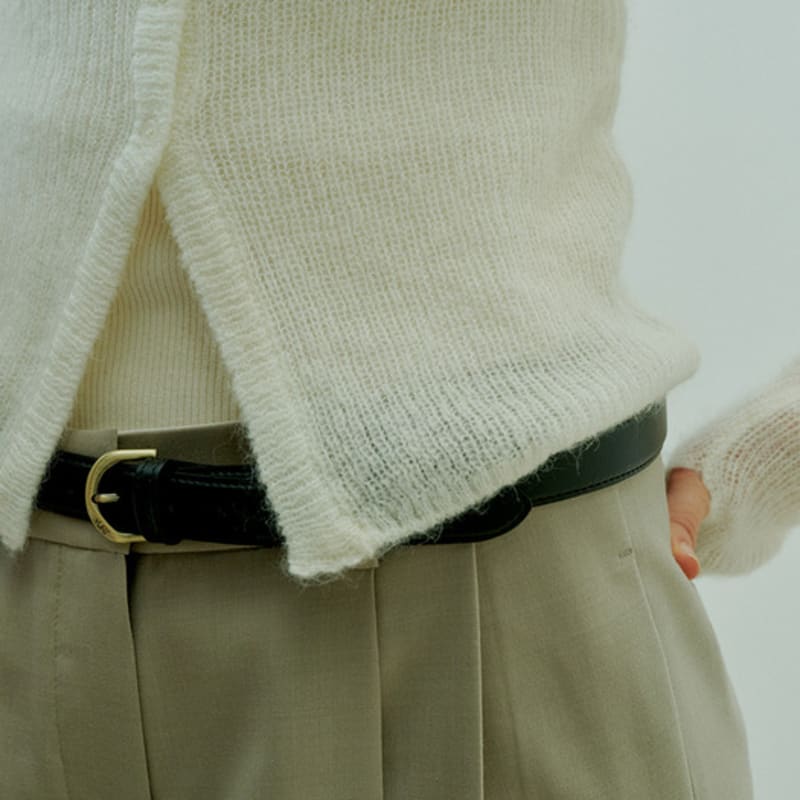 

РЕМЕНЬ С ФИРМЕННОЙ ПРЯЖКОЙ YURT_2 цвета Choco