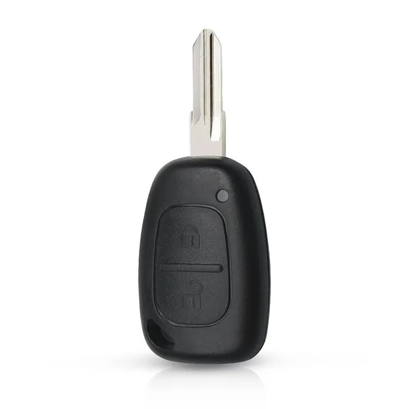 KEYYOU 10PCS Remote Car Key For Vauxhall Opel Vivaro For Renault Movano Trafic Renault Kangoo Blank NE73 VAC102 Blade Fob Shell