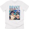Danny Devito Homage T Shirt Tee Funny Movie Film Icon Retro 90'S Vintage Tribute White