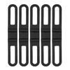 5 Pezzi Fasce in Silicone per Biciclette Cintura Fissa in Silicone Supporto Torcia per Ciclismo Supporto Torcia per Biciclette Fasce Elastiche Bende