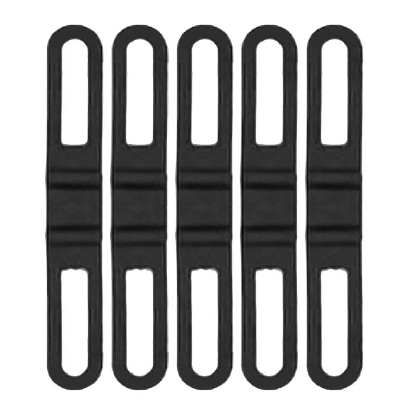 5Pcs Bikes Silicones Band Silicones Fixed Belt Cyclings Flashlight Mount Bikes Flashlight Mount Elastics Belt Bandages