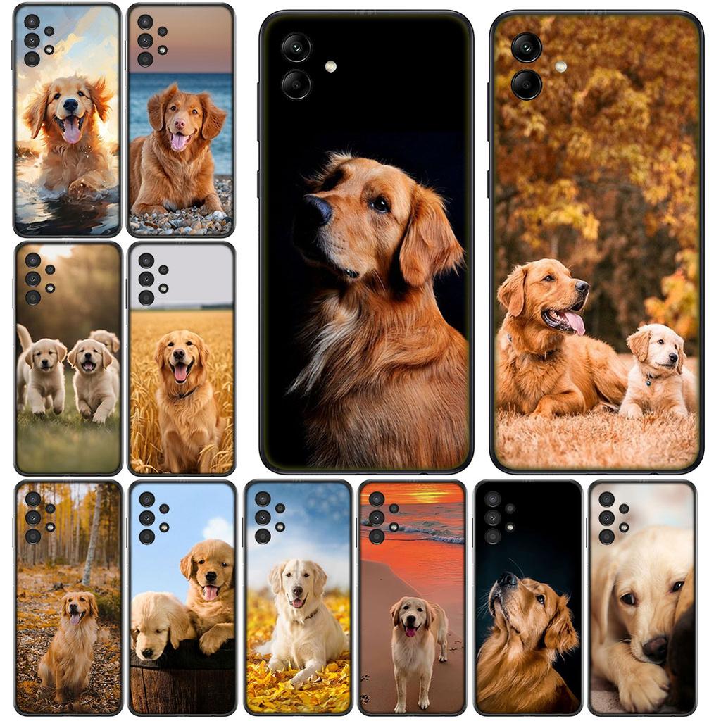 Golden Retriever Dog for Samsung Galaxy Note 20 Ultra 10 8 9 S10 Plus Lite S8 A70 A24 A25 S10E A21S A37 A57 A51 A7 Phone Case